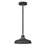 Hinkley Lighting Foundry 6" Outdoor Hanging, Textured Black - 10382TK. Fixed Price $99.99.