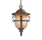 Kalco 9396WT Tudor Outdoor 3-LIGHT Medium Hanging Lantern Walnut. Fixed Price $561.00.
