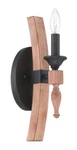 Craftmade Glenwood Aged Bronze And Distressed Oak Wall Sconce. Fixed Price $47.99.