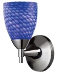 Wall Sconce Blue Sapphire Shade Color 10150/1DR Fr - Elk Lighting Celina Tf. Fixed Price $55.97.