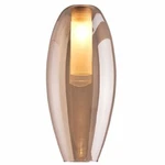 Bazz Lubik Amber And Frosted Glass Wall Sconce. Fixed Price $45.00.