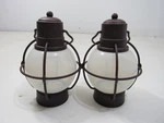 Hampton Bay Rustico Table/hanging Lantern Copper Set Of 2 For Patios. Fixed Price $28.00.