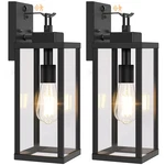 Beslowe 16 Upgraded Motion Sensor Outdoor Wall Lights Dusk To Dawn Porch. Fixed Price $126.65.
