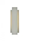 Elegant Lighting LDOD4005 Raine 17" Tall Led Outdoor Wall Sconce - Silver. Fixed Price $99.99.