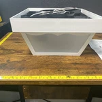 Progress Lighting Square Flush Mount Ceiling White 2-LIGHT 60W 10". Fixed Price $12.50.