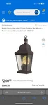 Minka-lavery 2 Light Outdoor Wall Pocket Sconce With Bronze Finish. Fixed Price $180.00.
