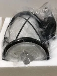 Uolfin Modern Black Drum Outdoor Wall Tora 1-LIGHT Motion Sensor Lant. Fixed Price $91.99.