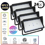4PCS Led Stadium Lights Flood Outdoor Field Adjustable Lighting. Fixed Price $334.00.