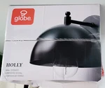 Globe Electric Holly 1-LIGHT Black Outdoor Wall Lantern Sconce Modern Style New. Fixed Price $34.99.