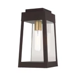 Livex Oslo 1 Light Outdoor Wall Lantern, Bronze 20852-07. Fixed Price $285.96.