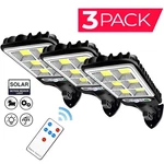 3 Pck Solar Motion Sensor Lights Outdoor Led Wall Lamp Modes Waterproof Secure. Fixed Price $70.00.