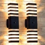 Futxnziey 2 Pack Outdoor Wall Light Dusk To Dawn Sensor IP65 Waterproof Modern. Fixed Price $73.77.
