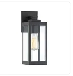 Westover 1-LIGHT Earth Black Outdoor Wall Lantern Sconce By Quoizel. Fixed Price $99.00.