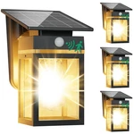 4 Pack Solar Porch Lights Outdoor, Dusk To Dawn & Motion Sensor Wall Wi.... Fixed Price $112.05.