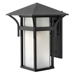 Hinkley Lighting Harbor 1 Outdoor Large Wall Mount, Satin Black - 2575SK. Fixed Price $579.00.