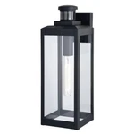 Vaxcel Kinzie Dualux 6" Outdoor Motion Sensor Wall Light, Textured Black - T0708. Fixed Price $209.99.