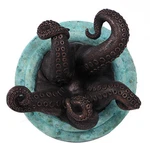 Under The Sea Octopus 16"H Shipwreck Imperial Bronze Finish Wall Mount Figure. Fixed Price $339.95.