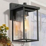 Lnc Modern Black Outdoor Wall Sconce 1-LIGHT Rustic Cage Lantern For Patio. Fixed Price $19.99.