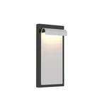 Wac Cap Led 12" Outdoor Wall Light, Graphite Black/frost WS-W250212-CS-GHBK. Fixed Price $89.99.