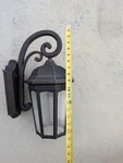 Kichler Courtyard 18" High Rubbed Bronze Outdoor Wall Light. Fixed Price $132.50.