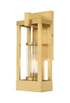 Livex Lighting 20992 Delancey 16" Tall Outdoor Wall - Brass. Fixed Price $599.96.
