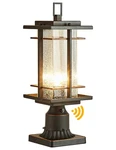 Post Lights Outdoor Dusk To Dawn Pillar Fixture With Seeded Glass Water.... Fixed Price $43.22.