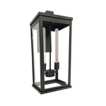 Artcraft Elmgrove Light Outdoor Wall, Black/clear - AC8882BK. Fixed Price $352.60.