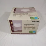 Portfolio Fluorescent Ceiling Fixture 9X9X5.5 Open Box Model 0292381. Fixed Price $7.99.