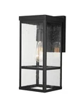 Globe Electric Smith 1 Matte Black Outdoor/indoor Wall Lantern Sconce/glass Sh. Fixed Price $53.53.
