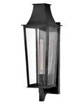 Hinkley Lighting 28895 Georgetown 27" Tall Outdoor Wall Sconce - Black. Fixed Price $379.00.