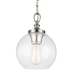 Feiss Tabby 9 Inch Pendant Ceiling Light, Brushed Steel, P1308BS. Fixed Price $83.97.