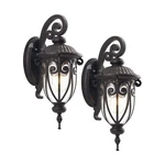 2 Pack Dusk To Dawn Wall Light For House, Large Outdoor Lantern Porc.... Fixed Price $231.20.