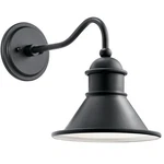 Kichler 49775BK Northland 12" Outdoor Wall Sconce In Black. Fixed Price $244.99.