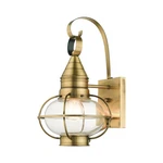 Livex Lighting 26901 Newburyport 15" Tall Outdoor Wall Sconce - Brass. Fixed Price $349.96.