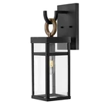 Hinkley Lighting Porter 1 Outdoor Small Sconce, Black 2800BK-LL. Fixed Price $315.00.