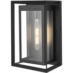 Outdoor Wall Sconce Light Fixture Clear Glass Exterior Porch Walkway Lamp 16". Fixed Price $193.75.