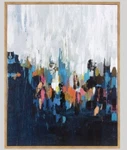 Project 62 "light Into Dark" Abstract Framed Wall Art Set Of Canvas 24" X 30". Fixed Price $93.52.