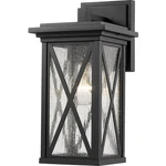 Z-lite 583S-BK Brookside Light 12.25 Inch Black Outdoor Wall. Fixed Price $140.00.