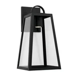 Capital Lighting Leighton 10" Outdoor Wall Lantern, Black 943712BK-GL. Fixed Price $270.00.