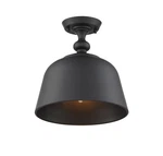 Savoy House 6-3750-1 Berg 12"W Semi-flush Ceiling Fixture Black. Fixed Price $224.00.