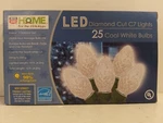 Rite Aid Diamond Cut C7 Led String Lights 25 Multi Cool White Indoor/outdoor. Fixed Price $19.95.