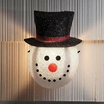 Kovot Snowman Holiday Porch Light Cover. Fixed Price $14.99.