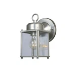 Designers Fountain 1161-PW Porch Outdoor Wall Lantern Sconce, 8IN H, Silver. Fixed Price $24.18.