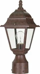 Nuvo 60-547 1-LIGHT Outdoor Post Lantern Old Bronze Finish With Clear Glass. Fixed Price $49.99.