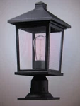 Z-lite Portland 18 In. 1-LIGHT Black Aluminum Outdoor Hardwired Mount. Fixed Price $118.96.