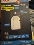 New! Halo Outdoor Lighting Bronze Mini Wall Pack Hardwired Led 4000 Lumens. Fixed Price $20.99.