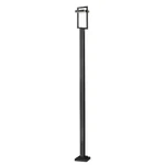 Z-lite 566PHBS-536P-BK-LED Luttrel 1 Light Outdoor Post Mounted Fixture, Black. Fixed Price $876.00.