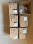 Set Of Six (6) Sonneman Mezza Cupola 5" Led Sconces, Textured White 7470-98-WL. Fixed Price $625.00.