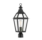Savoy House 5-724 Jackson 23" Tall Single Head Post Lights Black With Gold. Fixed Price $436.00.