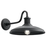 Kichler 49981 Black Allenbury Single Light 14"W Outdoor Wall Sconce. Fixed Price $215.99.